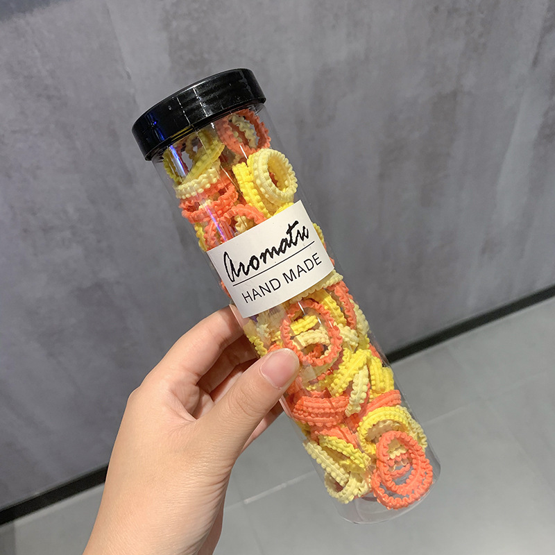 La banda de goma de los niños enlatados no duele el pelo cuerda de pelo del bebé banda de pelo de niña cuerda de pelo de alta elasticidad banda de goma cuerda de pelo de encaje