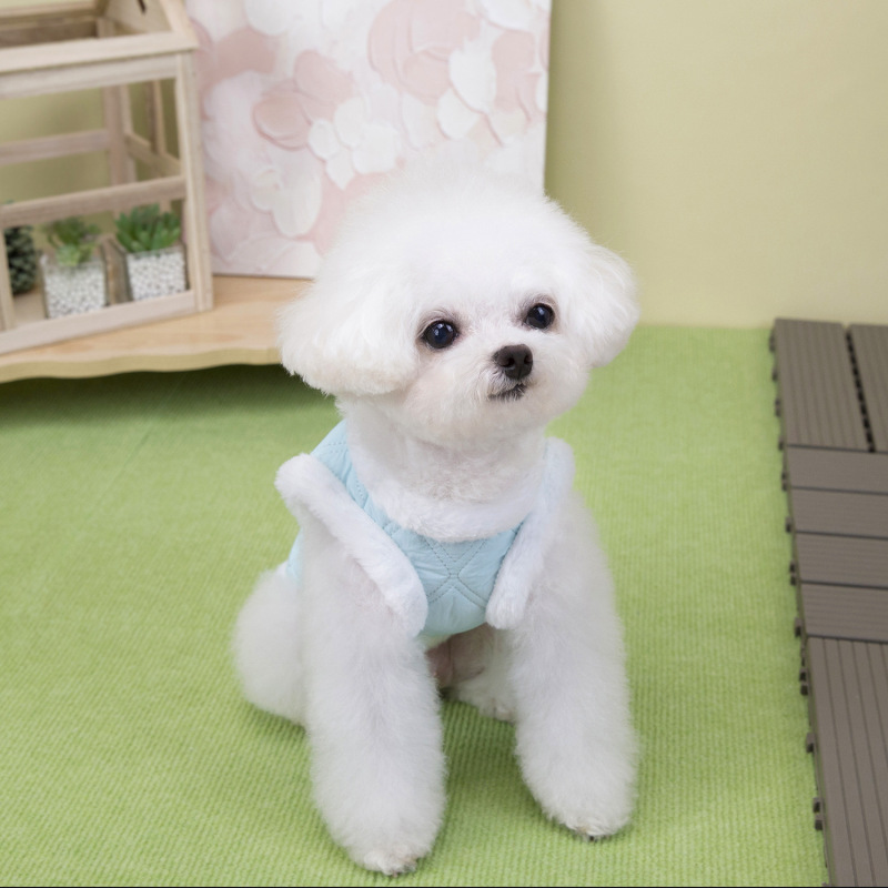 狗服装小型犬狗衣服猫咪秋冬服装宠物衣服新款厂家25双绗线棉背心|undefined