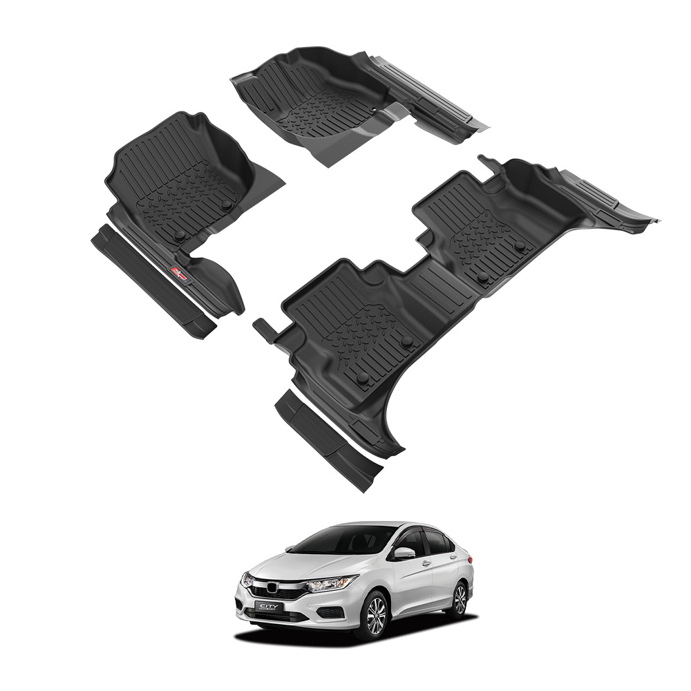TXR Adecuado para alfombrillas para automóviles Fengfan Honda City Tpe Floor Mats alfombrillas para automóviles Mat
