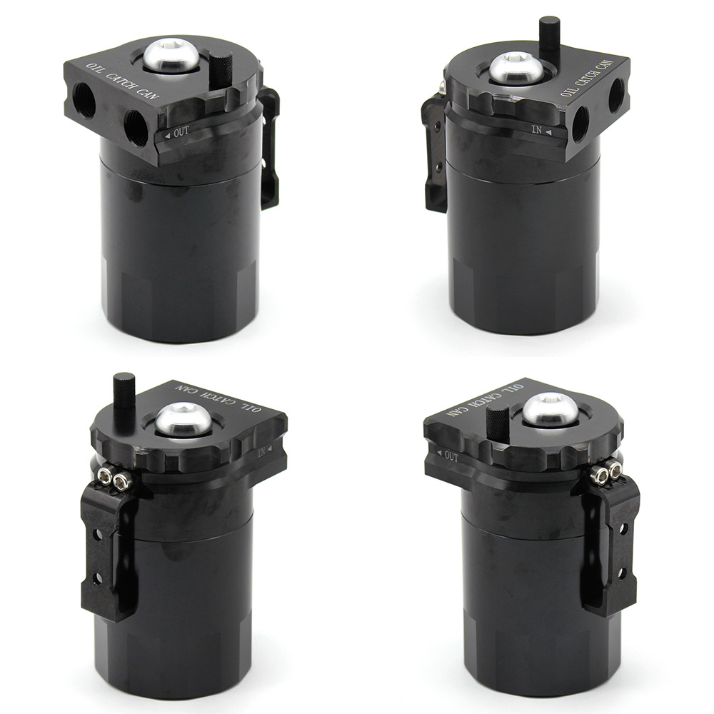 Oil and gas separator modified universal aluminum alloy breathable oil pot exhaust gas recovery pot suitable for Ford F150