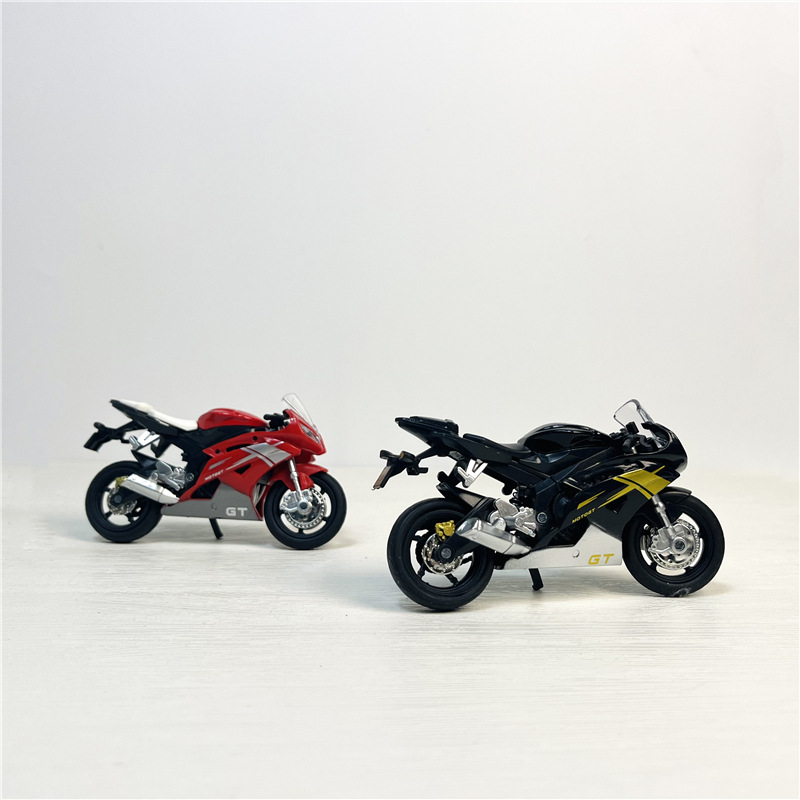 플라스틱 오토바이 자동차 모델 시뮬레이션 오토바이 장식품 컬렉션 유행 놀이 자동차 선물 장난감