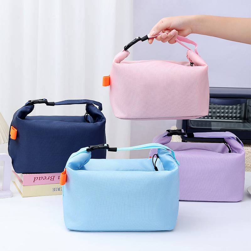 Cross-border lunch box bag, portable insulated tote bag, thickened aluminum foil waterproof insulated bag, outdoor picnic bag