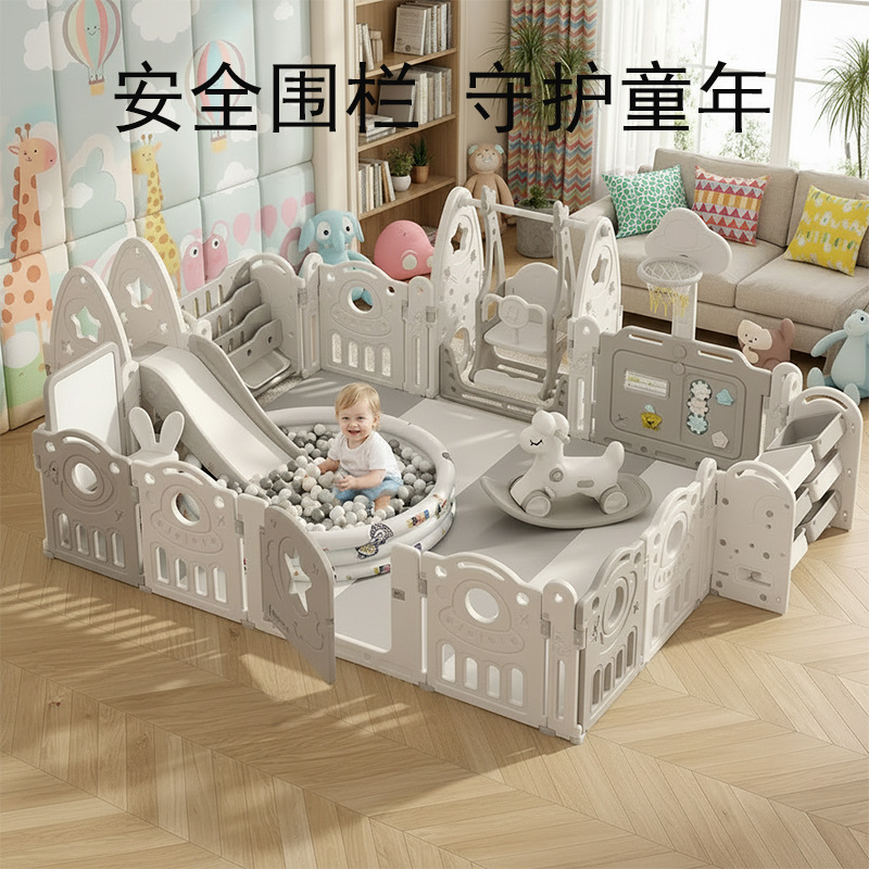 Corralito de Juego Infantil de Plástico para Protección en Sala de Estar e Interior image 4