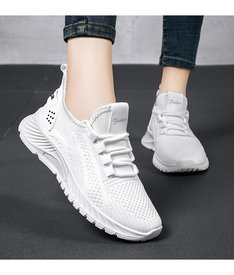 Women's Lightweight Breathable Flyknit Sneakers For Women_voghion.com