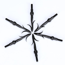 射鱼钉箭头射箭器材 古代冷兵器传统复古穿刺柳叶箭头 狩猎开刃