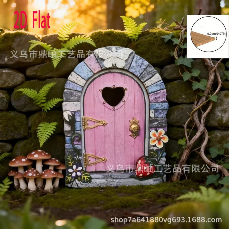 Cross-Border Best-Selling Garden Elf Door Wooden Decorations, Creative Fairy Tale House for Garden, Home, and Living Room Micro-Landscape Ornaments Cross-Border Best-Selling Garden Elf Door Wooden Decorations, Creative Fairy Tale House for Garden, Home, and Living Room Micro-Landscape Ornaments