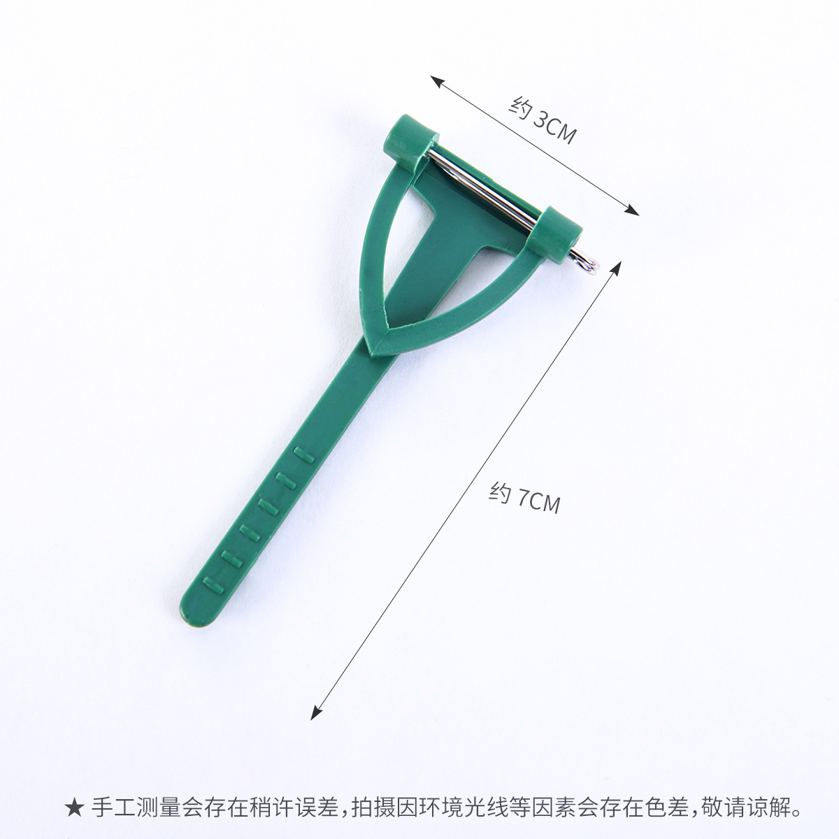 Broche de plástico triangular ramo de flores broche