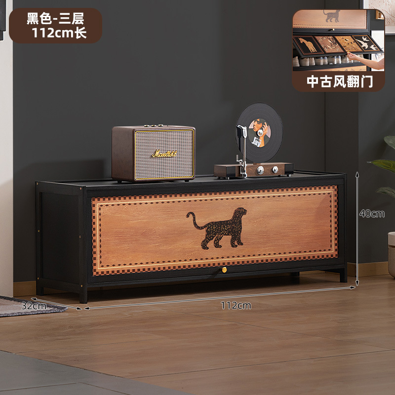 简易鞋架子家用门口多层带门防尘入门鞋架鞋柜高款立式一体收纳架|undefined