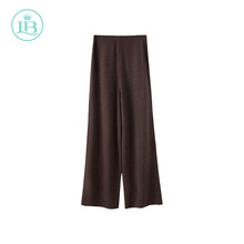 轻奢高端云朵BABY山羊绒针织秋冬新款加厚平面女阔腿裤休闲裤百搭