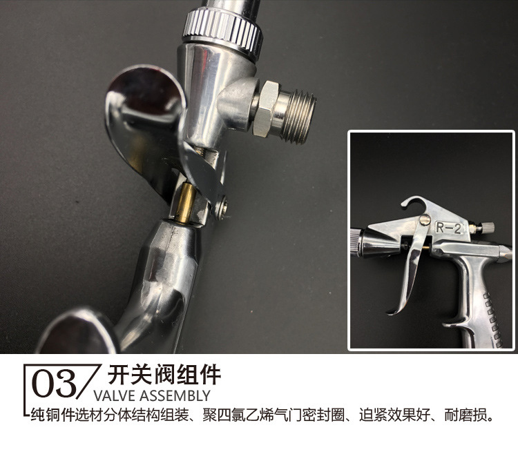 Free Shipping Original Small Spray Gun K3 R2 Spray Paint Gun 0.5 Caliber Leather Repair Spray Gun Small Area Wholesale
