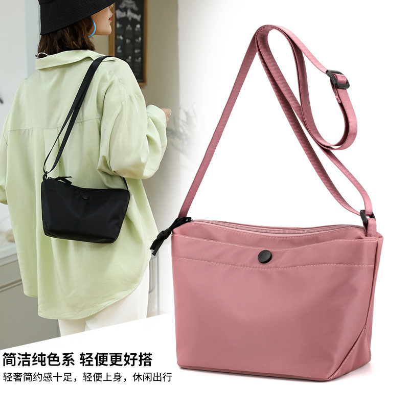 Crossbody Bag for Women 2025 New Lightweight Dumpling Bag Fashionable Small Bag Versatile Women's Bag Single Shoulder Underarm Canvas Bag