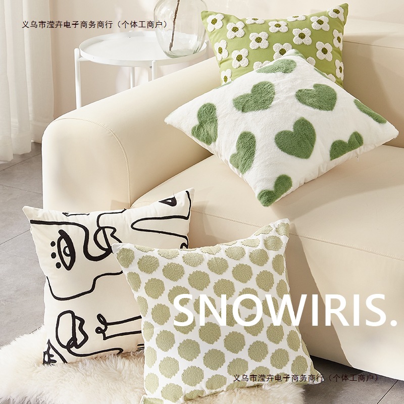 Decorative Nordic living room geometric pattern ins style sofa new…