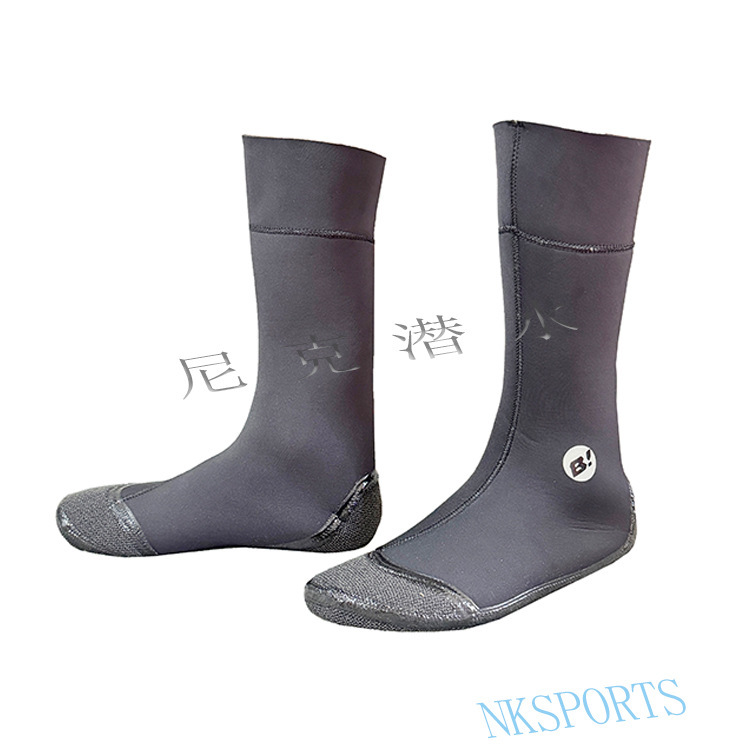 Neoprene Socks 5mm Super Elastic Diving Socks Kevlar Protective Rubberized Snorkeling Socks Beach Sand-Proof Swimming Socks