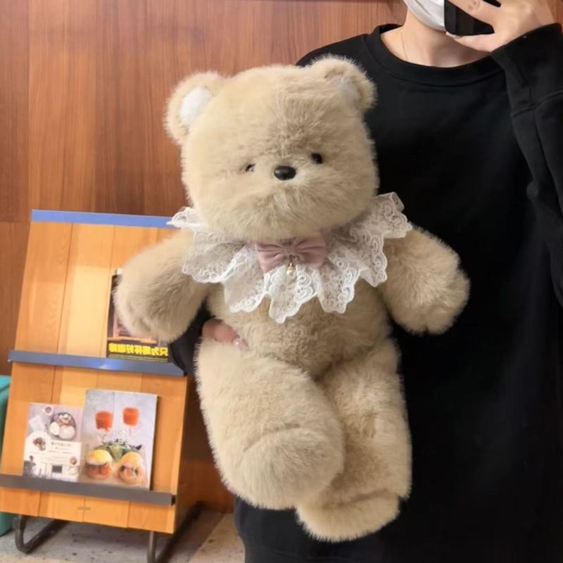 网红跑跑玩偶可爱公仔小熊兔子花猫毛绒玩具女生睡觉生日礼物娃娃|undefined