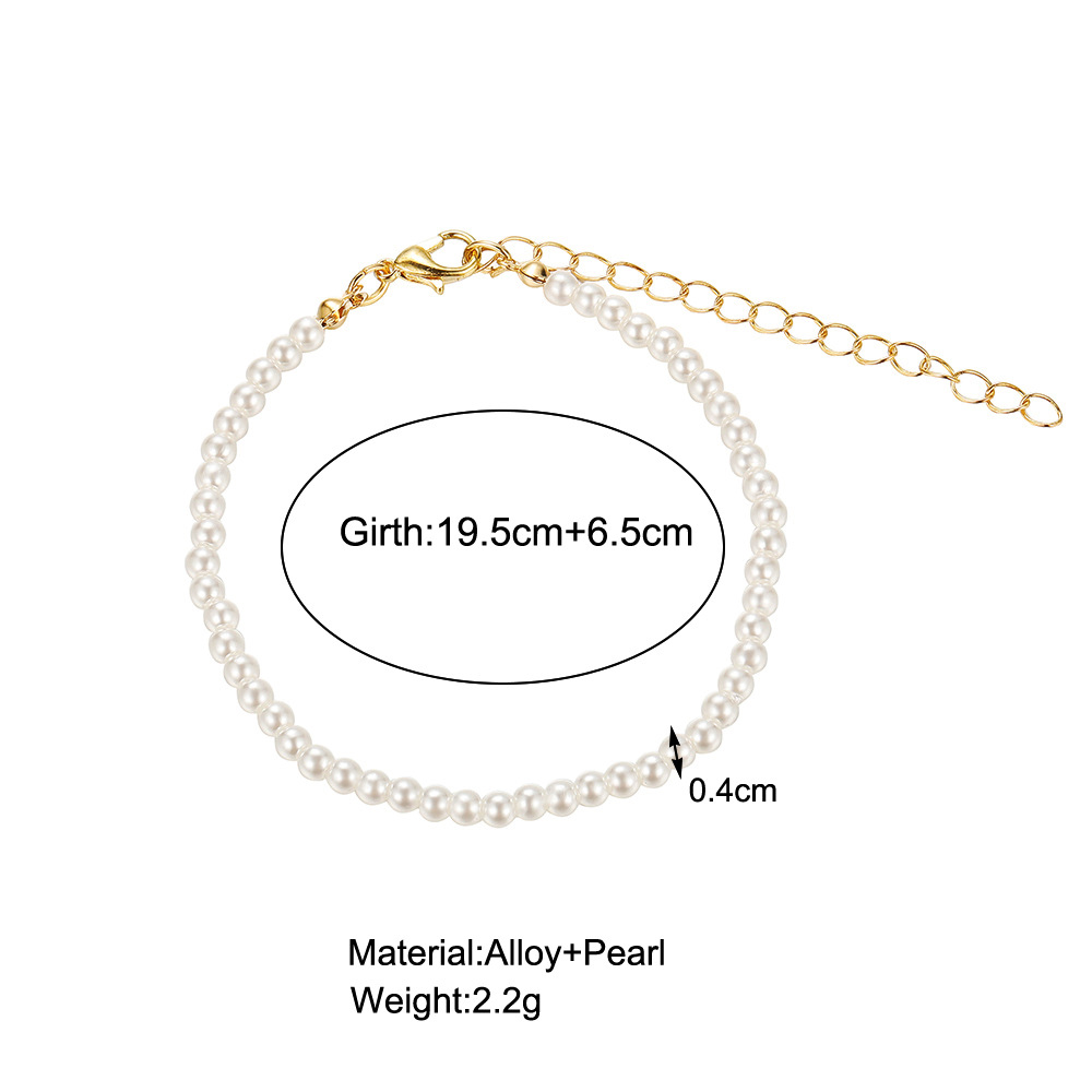 Mode Einfache Barocke Perle Perlen Retro Armband Großhandel display picture 4