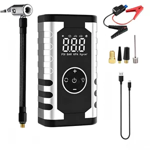 Car jump starter, air pump, emergency power supply, and portable tire inflator – a multi-functional device for powerful battery starting