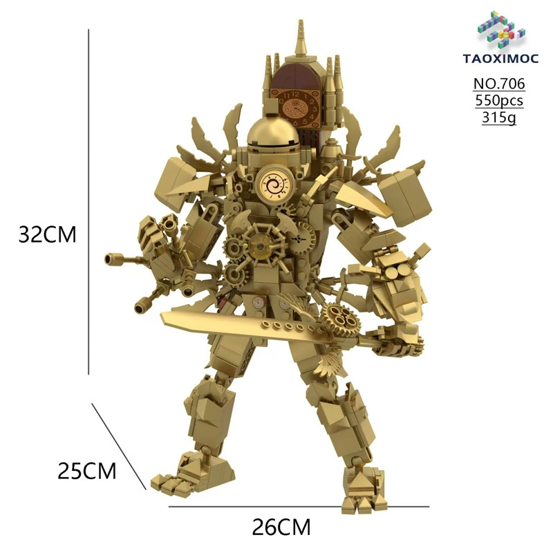 Toilet Constructor Watch: Children's Smart Toy Minifigure Kit - 504pcs, Educational Building Fun by Other