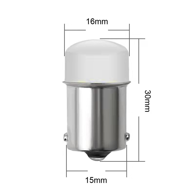 Resalte transfronterizo nueva bombilla pequeña esmerilada 1156 1157 luces de freno modificadas luces de giro LED de GM