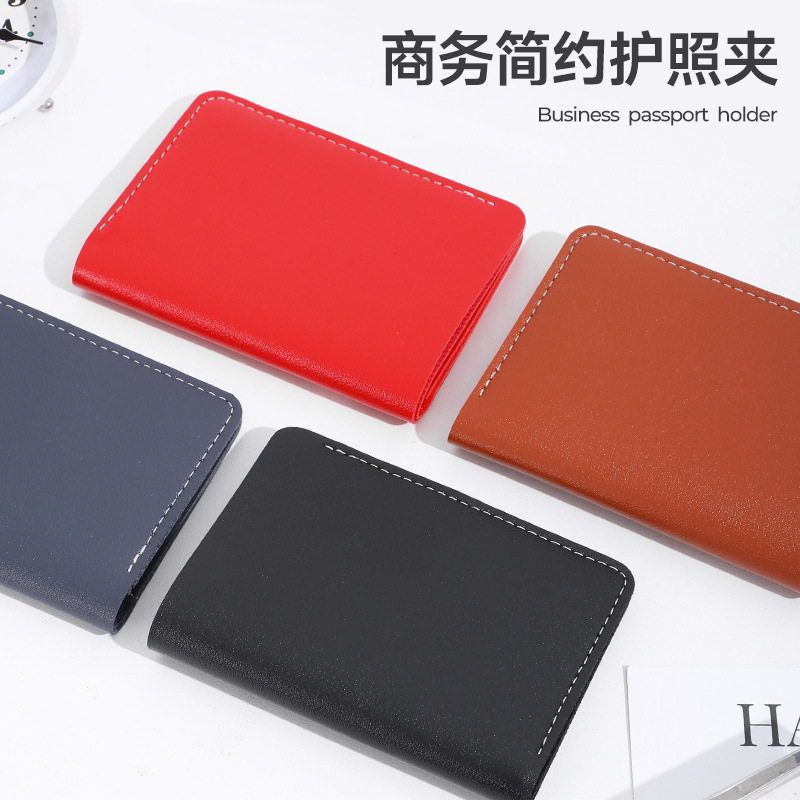 Business passport holder RFID protected document and card storage bag