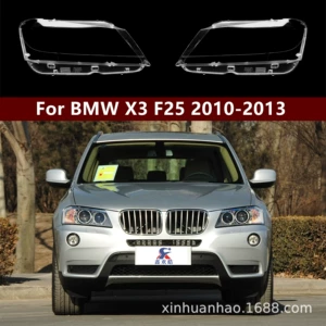 BMW X3 F25 11-13 Fənər Şüşəsi, Şəffaf Pleksiglas Fənər Qapağı