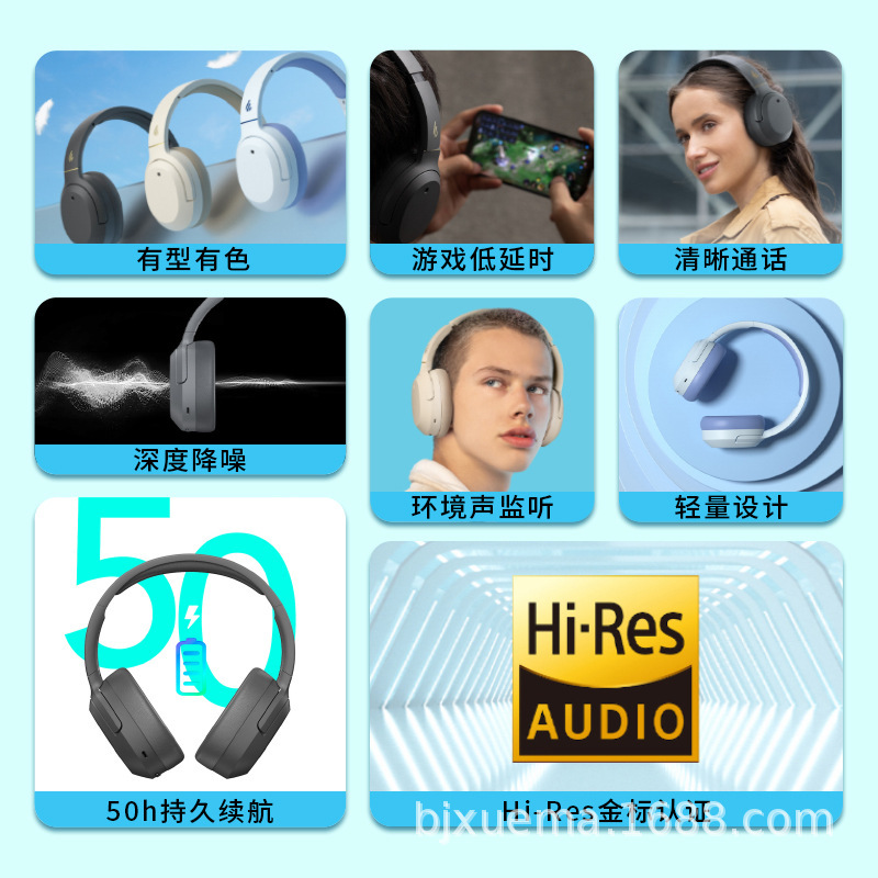 漫歩者(EDIFIER)W820NBクラシック版ヘッドセットbluetoothアクティブノイズヘッドホン金標認証|undefined