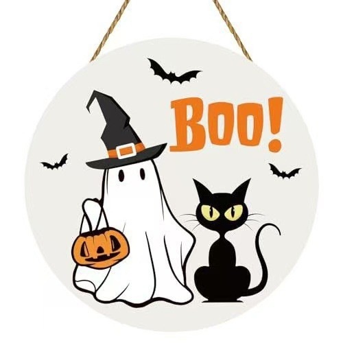 Colgante transfronterizo madera nueva atmósfera de fiesta de Halloween decoración del hogar patio decoración del vestíbulo lista de fabricantes de lote