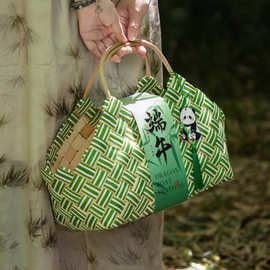 高档国风粽子礼盒包装盒送礼咸鸭蛋绿豆糕端午节糕点礼品盒篮子