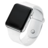 Silver shell-white strap