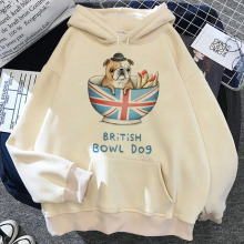 ���羳ŷ�롿Bulldog hoodie athleisure casual wear designer