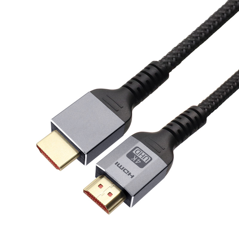 定制批發(fā)HDMI線2.0版 鋁合金4k@60hz電腦投影儀音頻線 hdmi cable