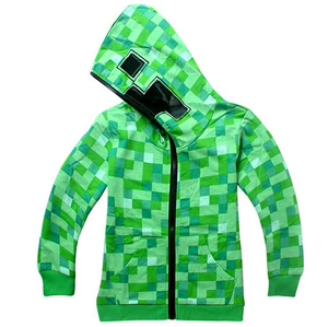 Minecraft весенне-осенняя одежда Детская куртка 623 Кардиган с капюшоном Доставлено с завода