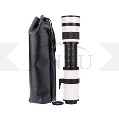 白色420-800MM可変ズーム超長焦点手動レンズ屋外一眼レフマイクロ単射月拍鳥撮影