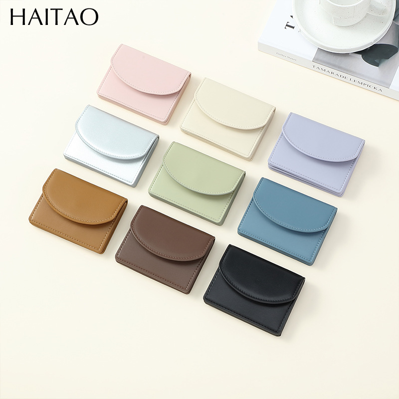 Cartera nueva cartera Haitao corto simple multi-Tarjeta cartera cremallera bolsa coreana cartera creativa fabricante