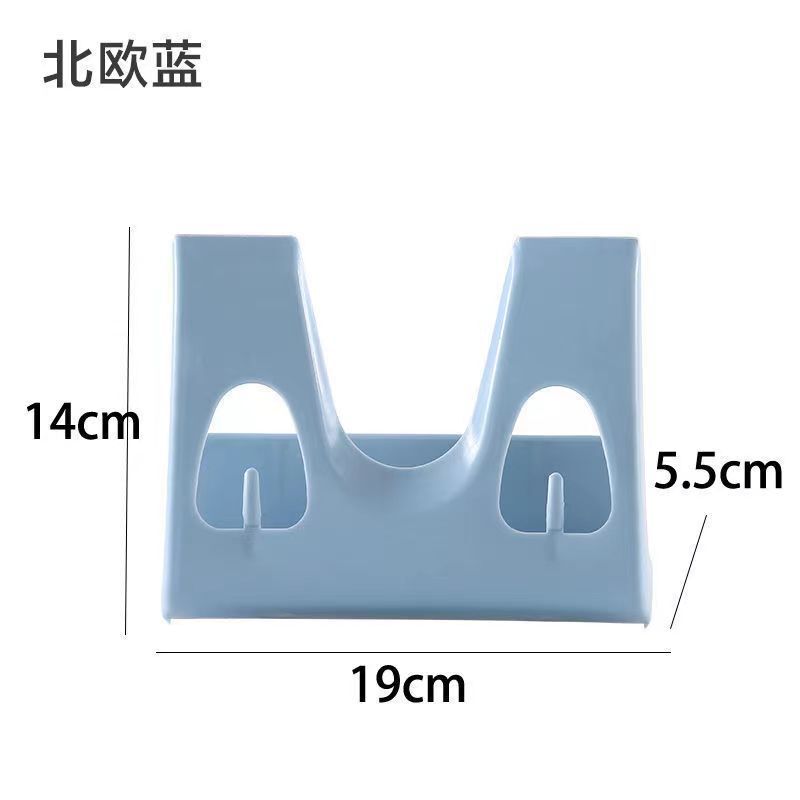 メーカー直売の鍋の蓋の棚の壁掛けは穴を開けないで台所のまな板の収納棚の壁のプラスチックの置物の収納棚を開けます。|undefined
