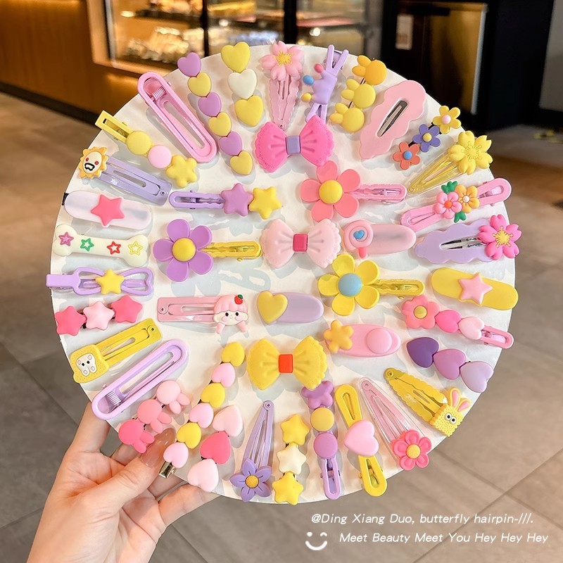 Horquilla de dopamina para niños, flequillo lateral para niñas, clip de cabello roto, artefacto de acabado, clip bb, horquilla, tocado