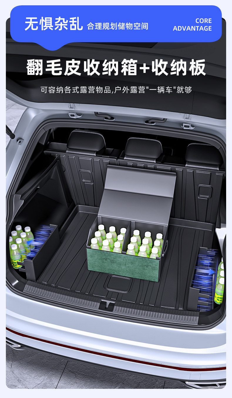 26 Types of Tpe Car Trunk Mats for Geely Xingyue, Nissan Sylphy, Volkswagen Sagitar, Toyota Rav4