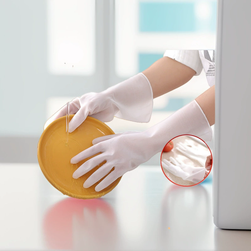 Прямые поставки с завода: перчатки ПВХ для международной торговли, специально для уборки дома, мытья посуды в кухне, короткий рукав, прямые продажи с завода.