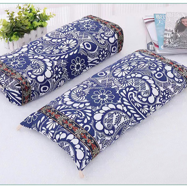 花と草の枕 Douyin 人気メーカー直送 睡眠専用頚椎牽引枕 柏の実殻 クロポニウム殻 花と草の枕|undefined