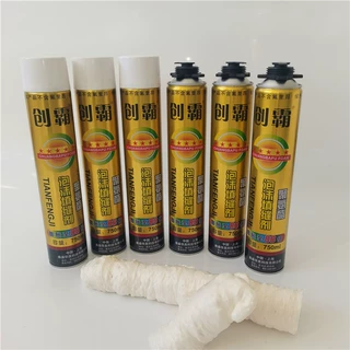 发泡胶聚氨酯泡沫填缝剂创霸门窗填充边缝发泡剂隔音保温防火发泡