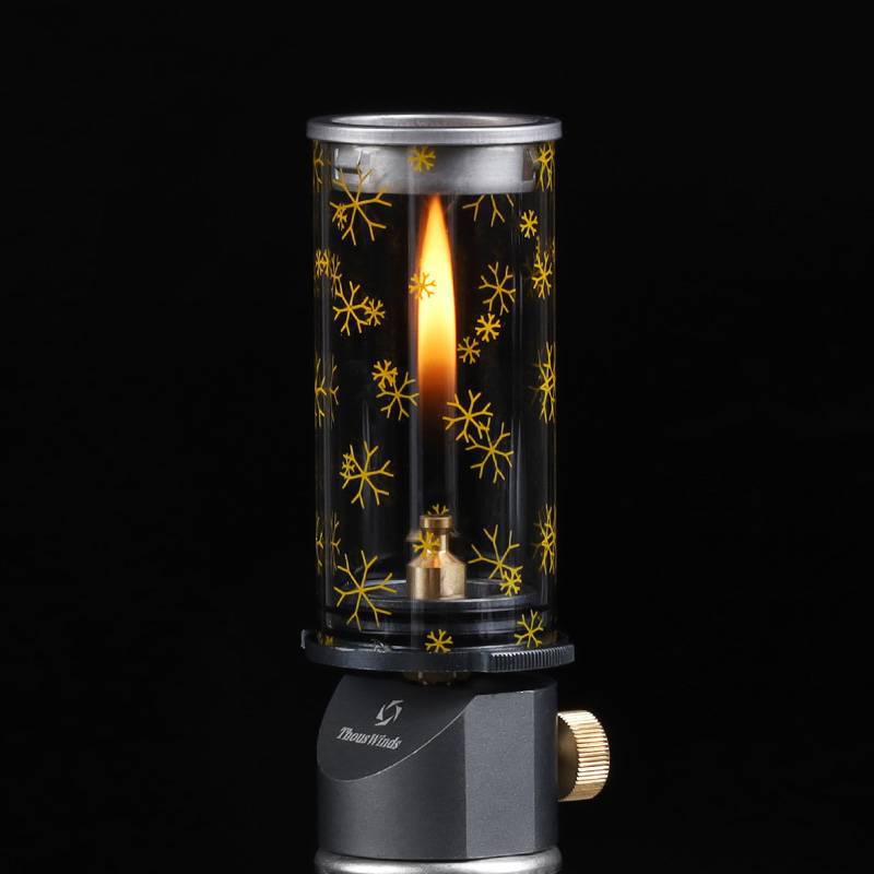 블랙 스트레이트 노란색 눈송이 가스 램프 TW2003-B