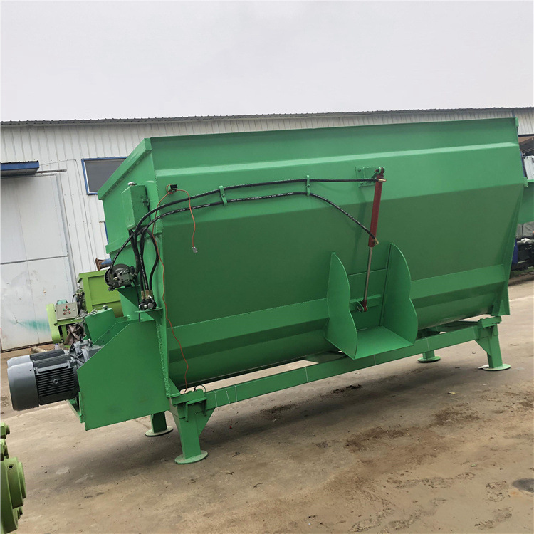 全日粮饲料混合机强劲动力TMR-22饲料制备机双轴电子称重搅草机