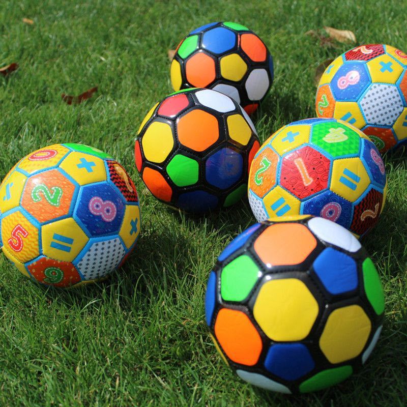 M9C Kidsren's No. 2 No. 3 Small Football Puzzle Digital Seven-Colorful Kindergarten Baby Learning Fun Mini