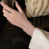 Серебристый (набор браслетов)