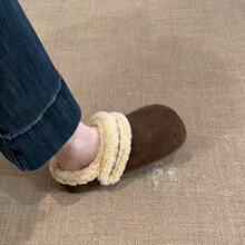 �͹���ɫ��׼ӽqëë��ЬŮ�⴩�¿�ٴ��ﶬ��ů��������Ь