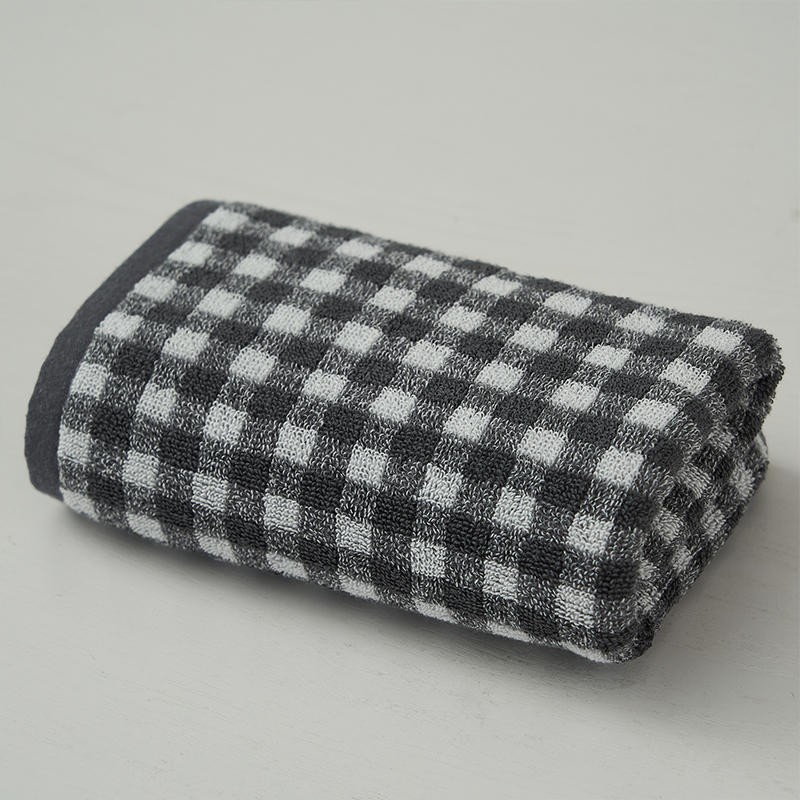 블루 그레이 체크