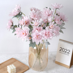 仿真花6頭芍藥 假花 婚禮家居裝飾布置絹花 廠家批發