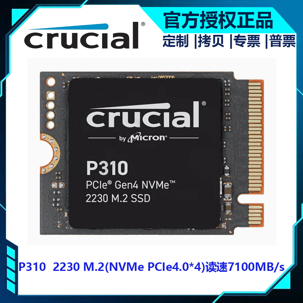 Yingruida P310 Solid State Drive 2230 M.2(NVMe PCIe4.0 * 4)7100 MB/s Handheld Notebook