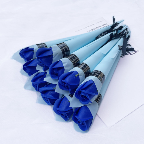 Women's Day Gift Wholesale Simulation Rose Soap Flower Carnation Opening Event Promotion Street Sweeping Promotion