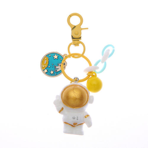 Creative cartoon astronaut astronaut keychain car keychain male and female couple student bag pendant gift