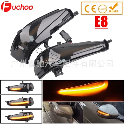 Suitable for Honda Civic eight-generation Mk8 car dynamic LED running water turn signal rearview mirror lamp pair